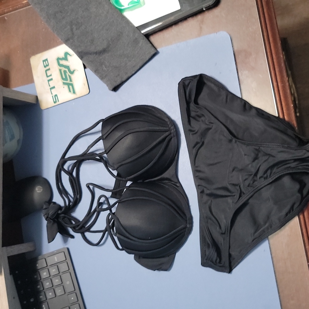 Ami club wear black bikini set